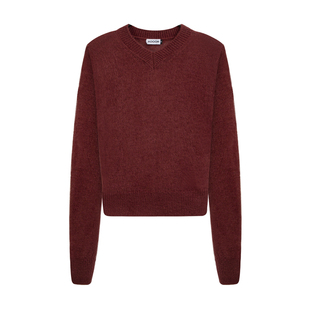 A DoOr 3色微透薄毛衣 Scarlett 2025新款V领百搭纯色羊毛针织衫