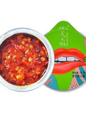 蒜蓉美人椒辣椒酱15g*48杯礼盒装