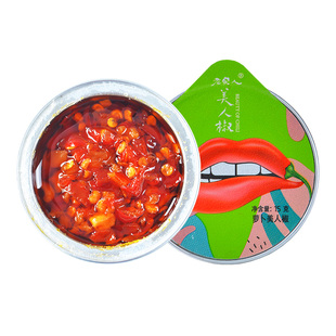 老实人美人椒礼盒辣椒酱原味蒜蓉萝卜拌粉拌面开胃下饭菜15g*48杯