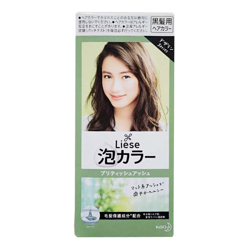 日本花王泡沫染发剂黑茶色纯自己在家染发膏植物泡泡染奶茶雾霾棕