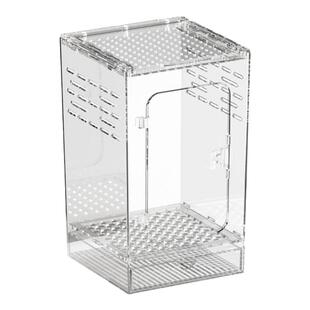 BG老爷树蛙亚克力玻璃宠物蛇爬宠饲养箱造景睫角守宫前开门爬宠缸