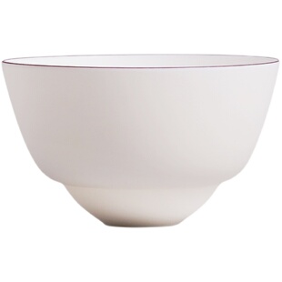 云汀 紫边手握折腰碗