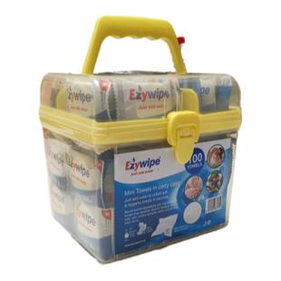 Ezywipe一次性压缩毛巾无纺布洗漱环保速干运动流汗清洁洗脸巾