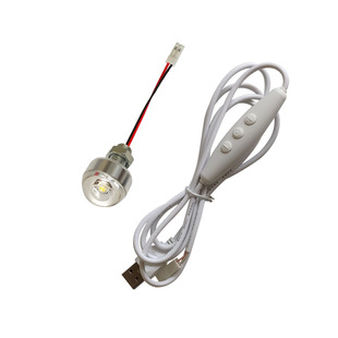 USB插头LED小灯四头 六头 八头 十头照明灯多功能调光开关usb接口