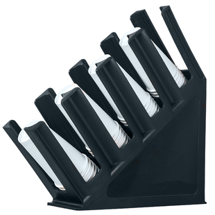 奶茶店分杯架一次性纸杯塑料取杯架咖啡吧台收纳置物架商用分杯器