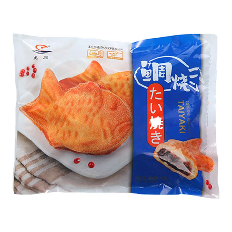 红豆鲷鱼烧日式甜品小吃 铜锣烧鲫鱼饼鲷烧糕点 营养早餐加热即食