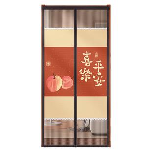 高端半隐私防蚊门帘入户门自建房网纱楼道磁铁条卧室楼房纱网