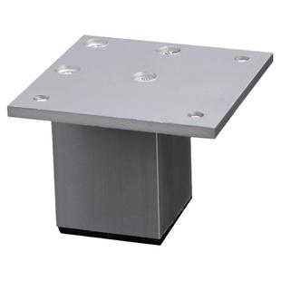 顶耐定制高度不可调方形橱柜脚铝合金家具柜腿支撑脚垫不锈防水