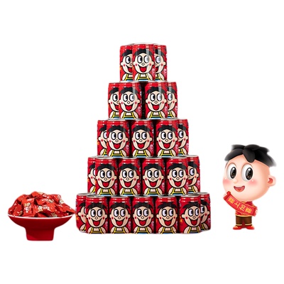 旺旺旺仔牛奶罐装婚礼摆台伴手礼