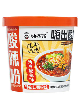 嗨吃家劲爽酸辣粉桶装