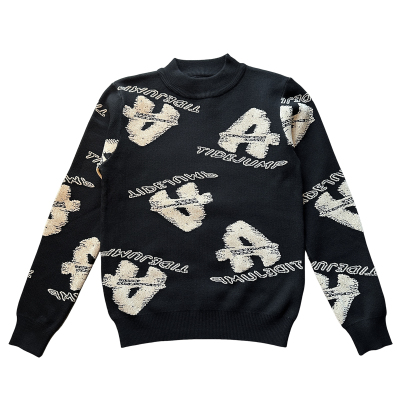 秋冬季半高领毛衣男款高级感上衣