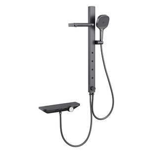 潜水艇SPA按摩腰喷肩喷无顶喷简易数显淋浴花洒套装花洒头HS8324L