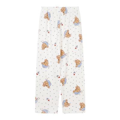 馨帮帮Homedress卡通雪粒绒睡裤