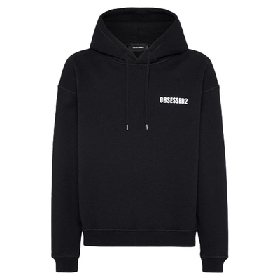 【新品7折】DSQUARED2/D2次方 2025秋冬男士简约连帽套头卫衣