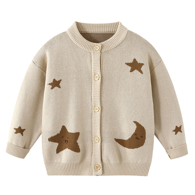 男童纯棉毛衣开衫秋款