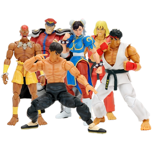 Jada toys 街头霸王2  1/12 春丽 隆 肯 飞龙 6寸 可动手办