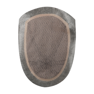 假发男短发全真人发丝双递针到边毛寸自然男士生物发块片隐形无痕