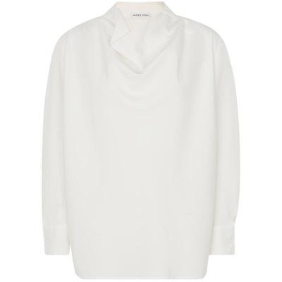 INSPIRE长袖荡领宽松衬衫