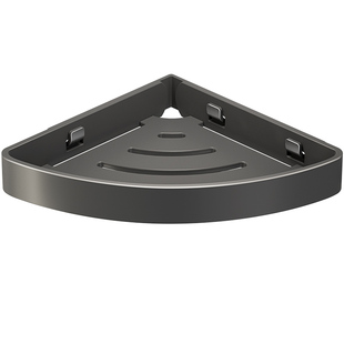 浴室三角置物架304不锈钢免打孔卫生间小尺寸转角三角篮沐浴露架