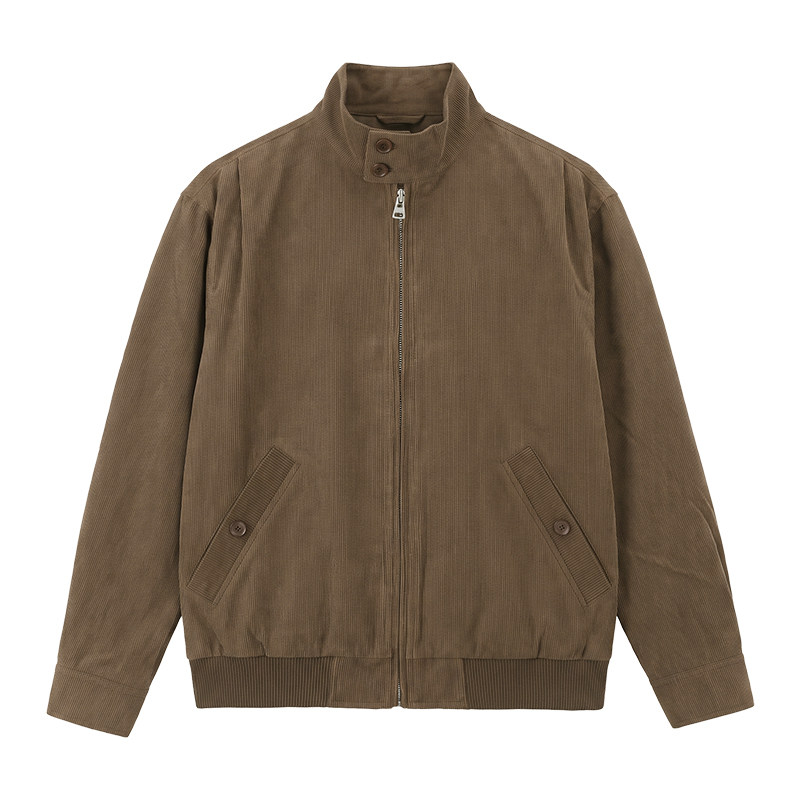 MindBridge复古灯芯绒立领外套