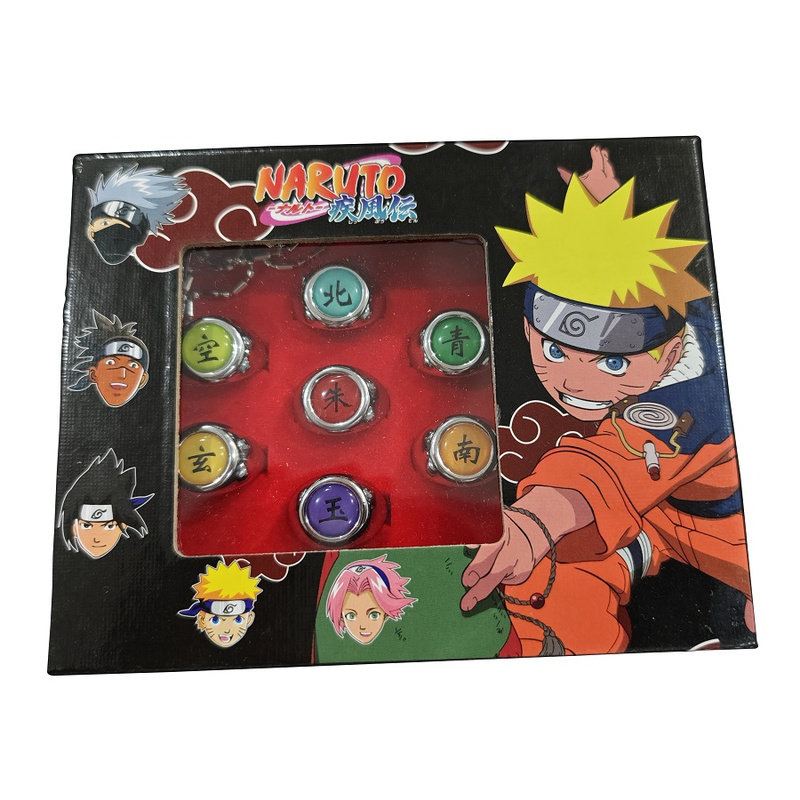 火影忍者夜光合金Cos晓组织戒指