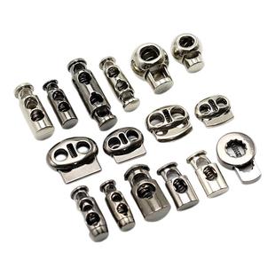 金属弹簧扣吊钟猪鼻扣止绳扣帽子扣穿绳扣羽绒服松紧绳子调节纽扣