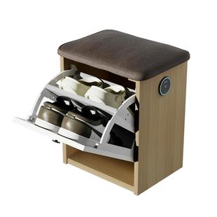 飞氧智能除臭凳家用门口杀菌除臭高级换鞋凳实木储物凳鞋子收纳凳