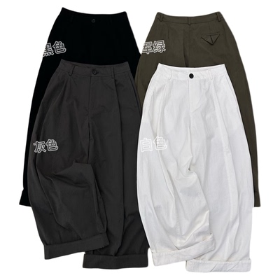 卡麦原创高腰休闲气球裤显瘦百搭