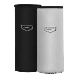 德国simelo水杯杯套保护套保温杯纯钛不锈钢儿童玻璃杯防烫手通用