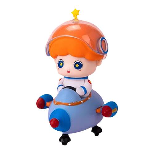 网红宇航员蛋糕装饰插牌宇宙星球火箭飞船太空主题生日甜品台插件
