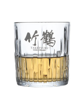 竹鹤威士忌杯酒杯中古水晶玻璃