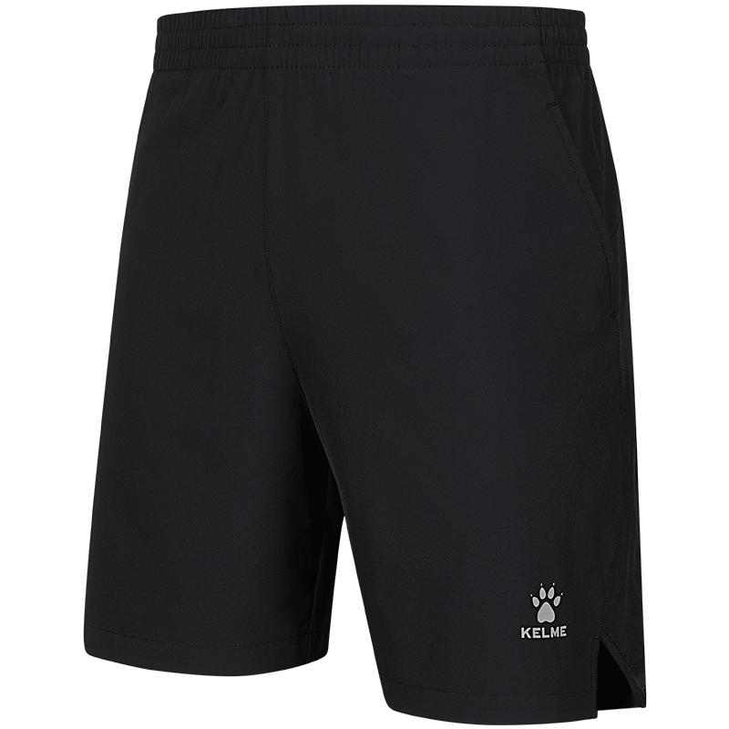 KELME卡尔美梭织运动短裤男2025夏季速干训练跑步健身开叉五分裤