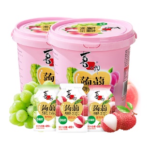 喜之郎蒟蒻果汁果冻520g*2桶