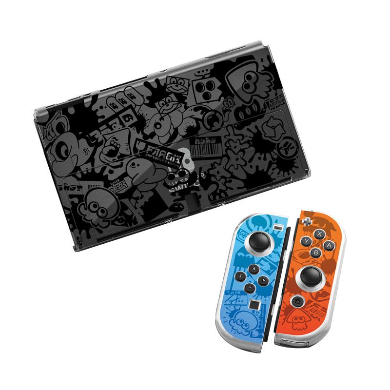 任天堂switch配件oled硬保护壳斯普拉遁3喷射战士全套收纳包卡盒