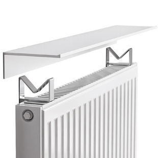 暖气罩套防尘暖气片上方遮挡装饰隔板盖隔热挡板防熏家用置物架子