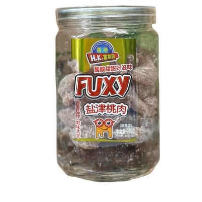 新兴特产盐津话梅盐津桃肉240克罐装零食即食新鲜酸甜