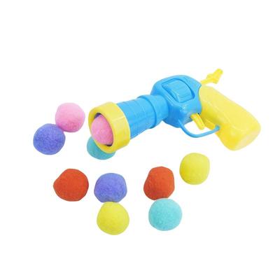 猫咪毛绒球发射枪猫玩具球毛球弹