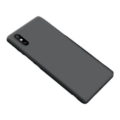 适用小米8屏幕指纹版手机壳mi8UD探索版新款磨砂超薄m1807e8a硅胶保护套八男士全包防摔高端透明软壳高级黑色