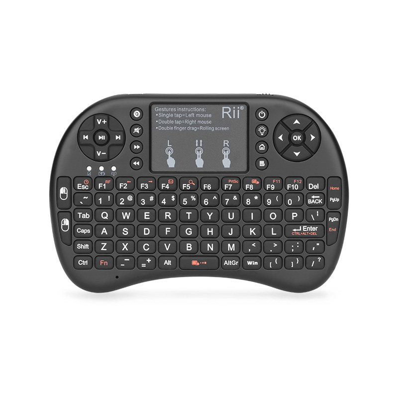 Rii mini i8+无线背光蓝牙键盘遥控电视安卓平板手机游戏鼠标套装