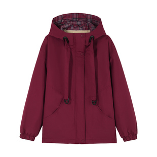 秋冬加绒夹克外套女士2026年新款爆款休闲小个子妈妈短款加厚风衣