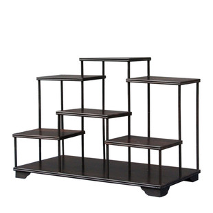 紫光檀多宝格古玩架小型博古架茶壶架饰品摆件奇石底座红木工艺品