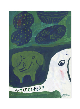 瑞典设计小象儿童房装饰画芯