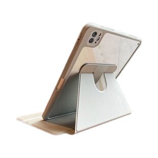 720旋转适用苹果ipadpro保护套air5平板9.7带笔槽10.2寸Air7防弯透明第11代亚克力12.9代4软硅胶包边mini6壳7