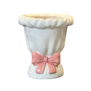 古典奶油风陶瓷花束花瓶轻奢北欧高级ins风插花复古水培客厅摆件