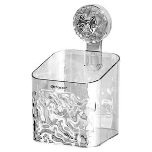 卫生间吸盘置物架厕所浴室架子免打孔洗漱台挂篮壁挂墙上收纳神器