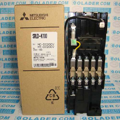 议价三菱机械闭锁继电器SRLD-K100 4A5B DC200V 日本MITSUBISHI接