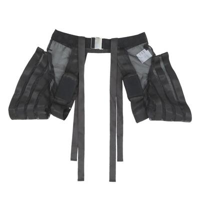 谜底2022夏季新款设计小众造型感泡泡袖马甲女222MM0739