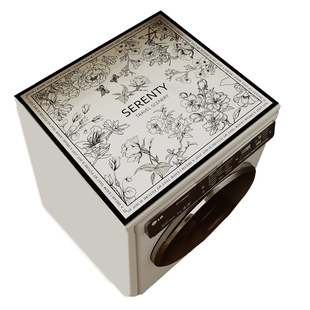 滚筒洗衣机防尘防水罩套硅藻泥双开门冰箱盖布吸水防晒免洗垫子