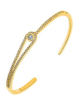 碎碎金闪手镯女开口设计