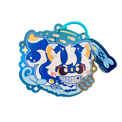 [Fur-Paw]彩窗组合挂件Furry周边钥匙扣福瑞兽设兽装绒爪实验室